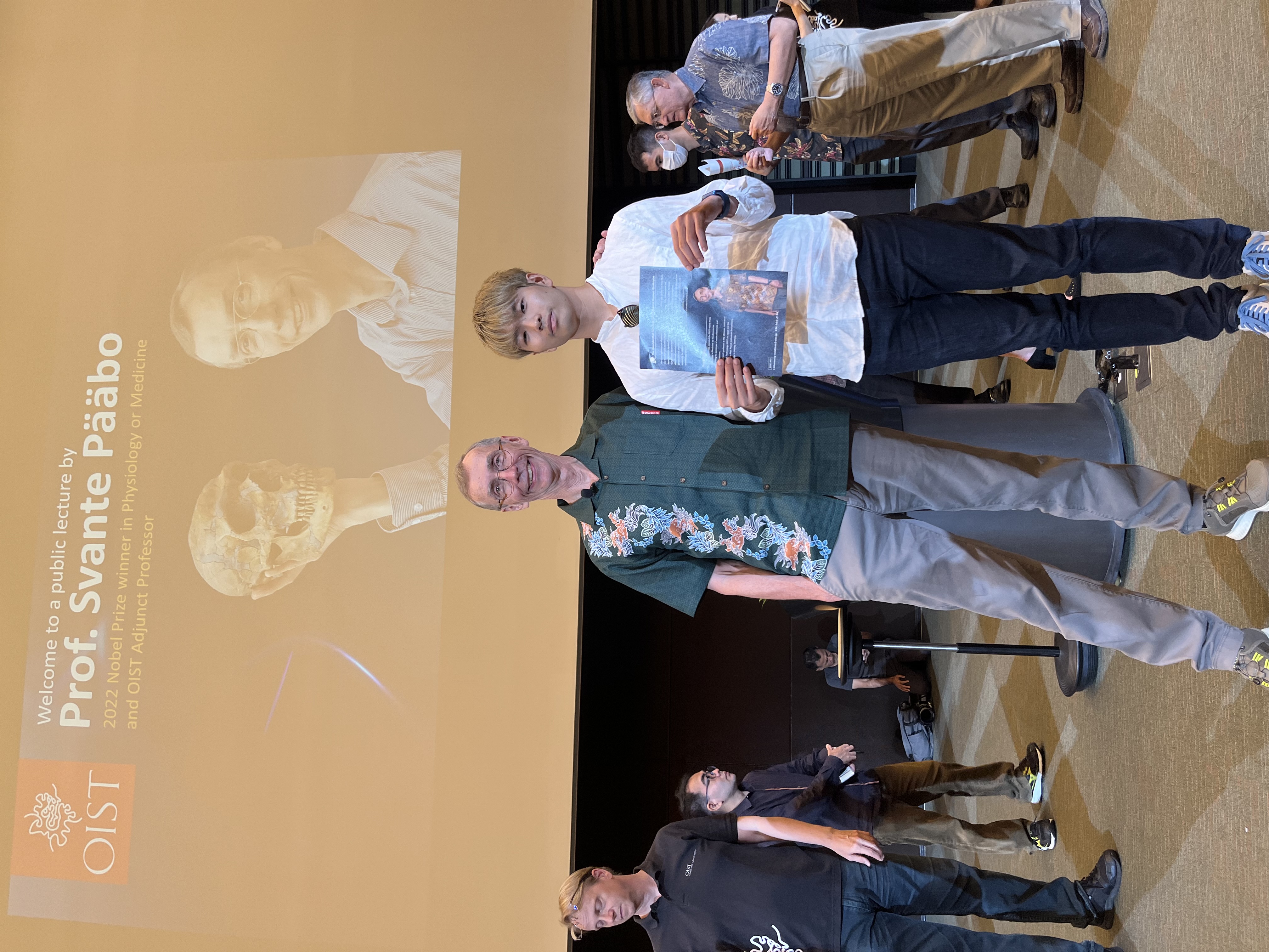 With Nobel Prize Winner Prof.Svante Pääbo